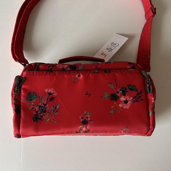 Lug Trolley 2 Crossbody Bag Bouquet Red NWT - Picture 6 of 11
